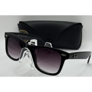 Ray-Ban RB2140 Wayfarer Black Gradient Sunglasses 53-24 w/ Case